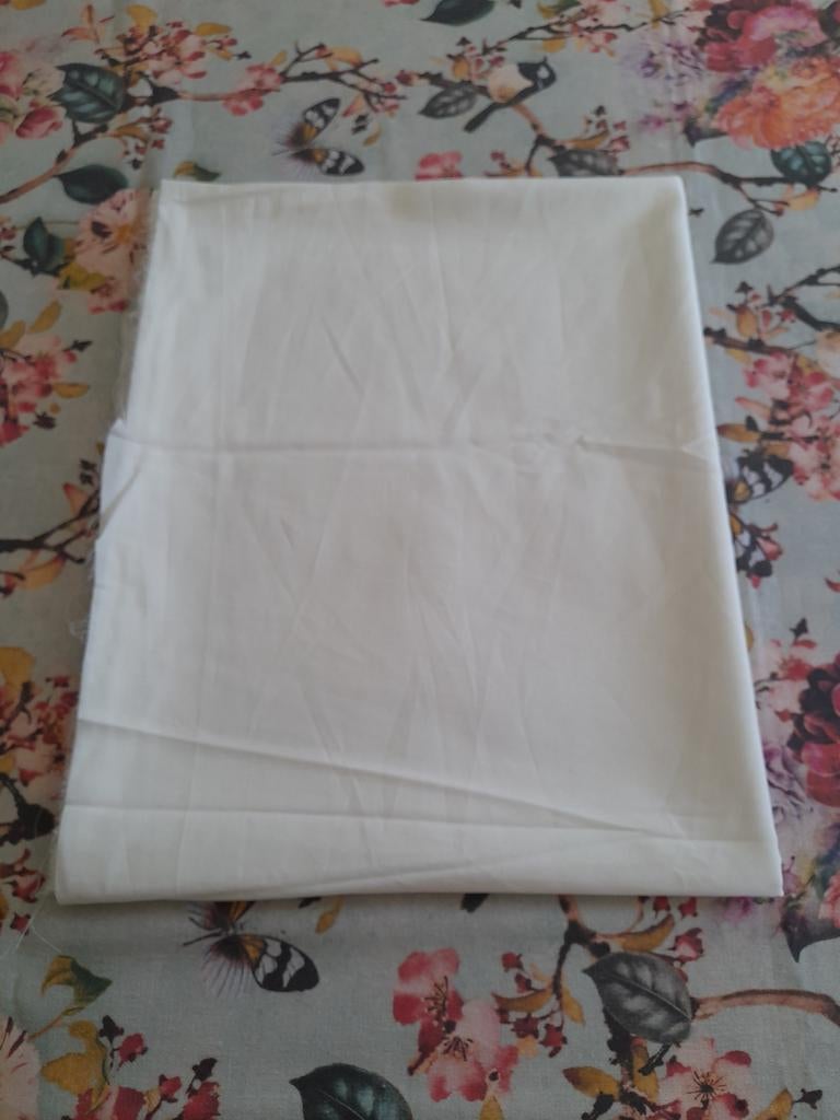 Patch en coton de couleur crème, Enlèvement, Coton