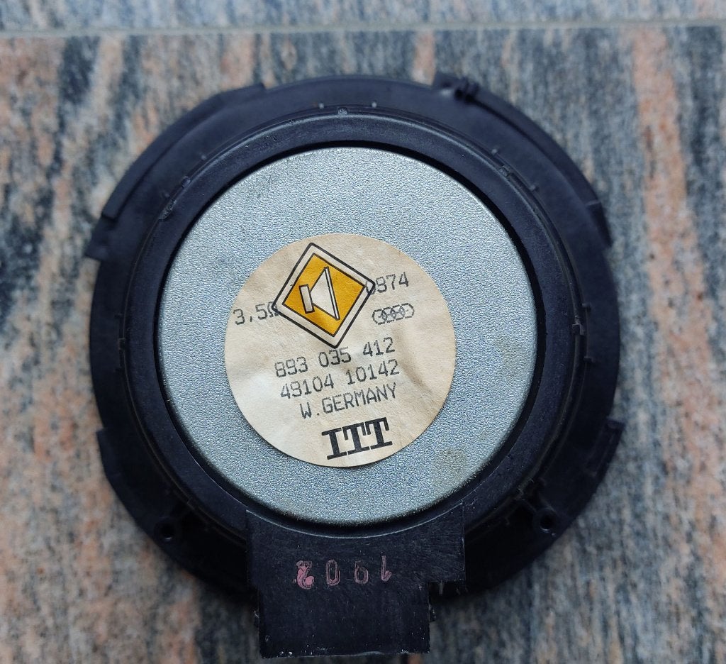 VW Audi 80 90 B3 OEM speakers en covers, Ophalen of Verzenden, Zo goed als nieuw