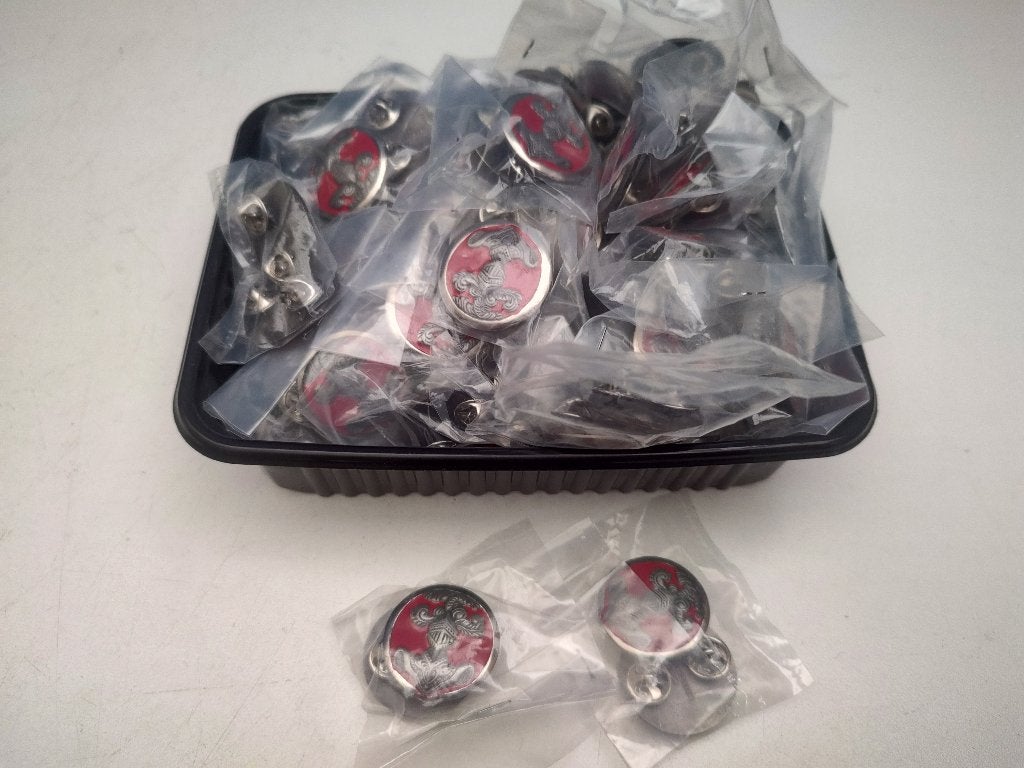 Lot Franse kraagspiegels # 2 , 50 paar, Verzamelen, Verzenden