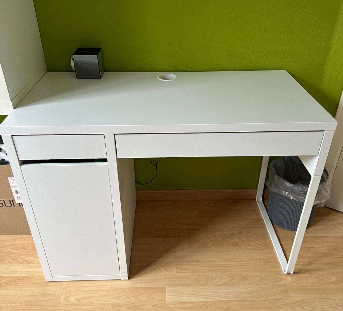 Bureau, Maison & Meubles, 105 cm, Goulotte de câbles, 50 cm, Comme neuf