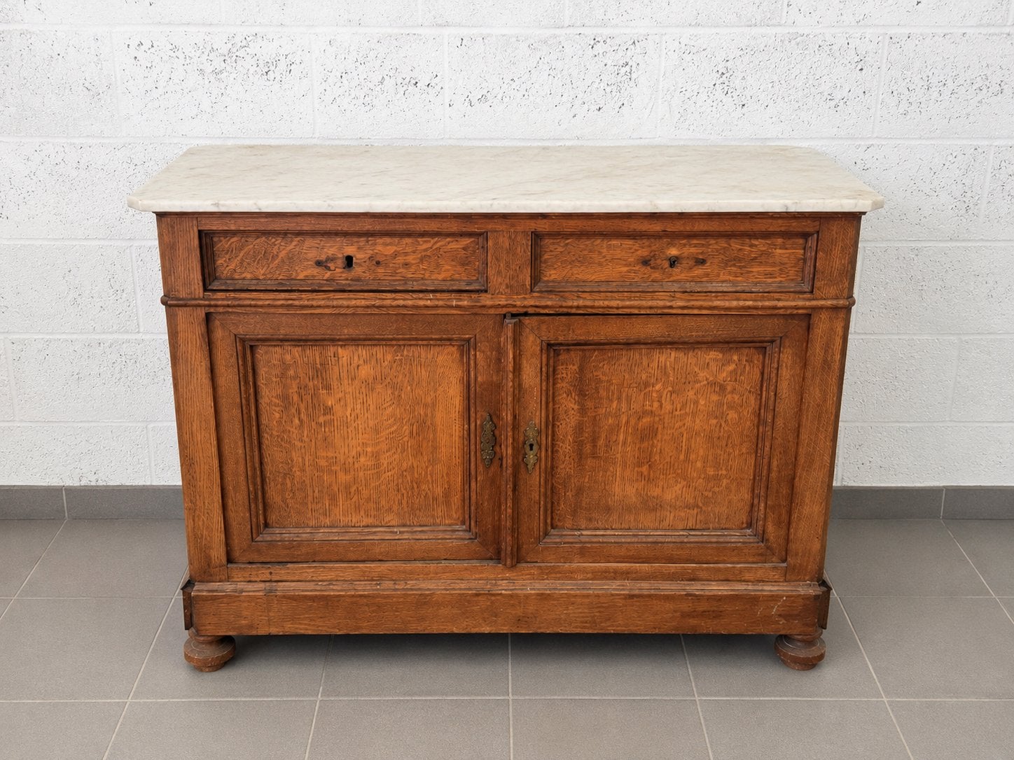 Beau meuble ancien, 100 à 150 cm, Enlèvement, Utilisé, Chêne