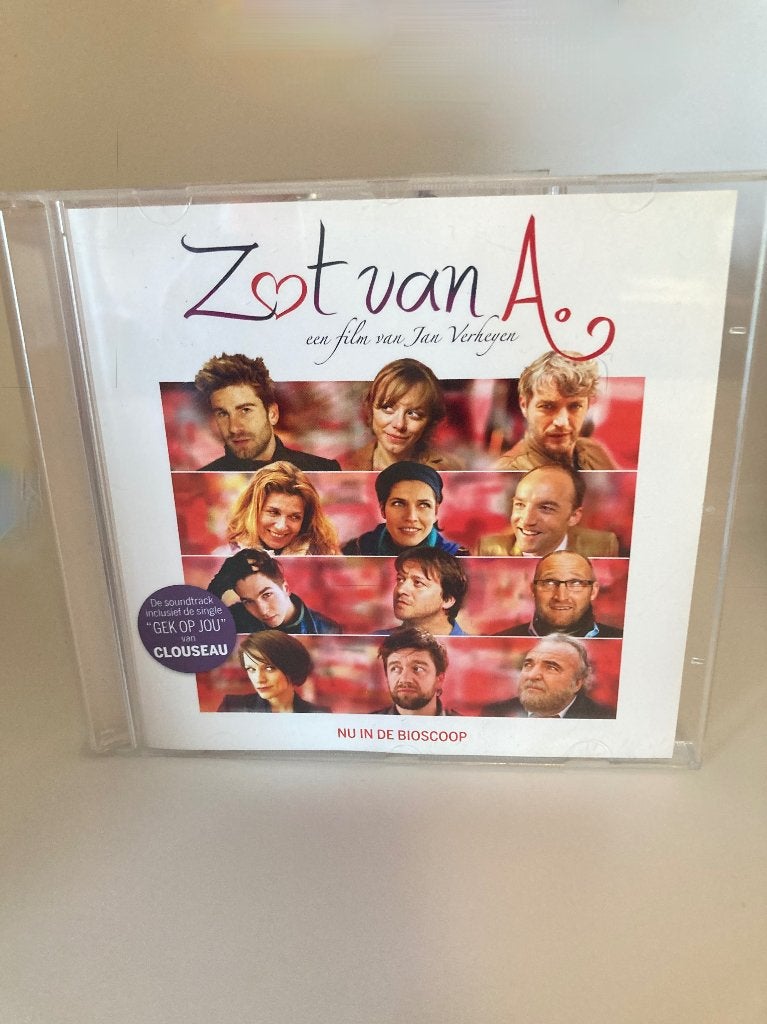 CD « Zot van A. » un film de Jan Verheyen - parfait état, CD & DVD, CD | Musiques de film & Bandes son, Comme neuf, Bande originale