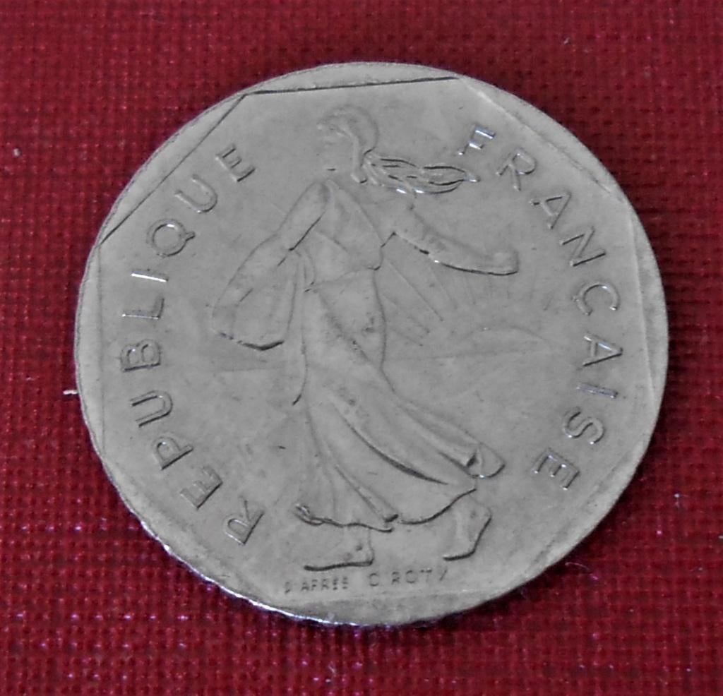 monnaie France - 2 francs année 2000, Enlèvement ou Envoi, France, Monnaie en vrac