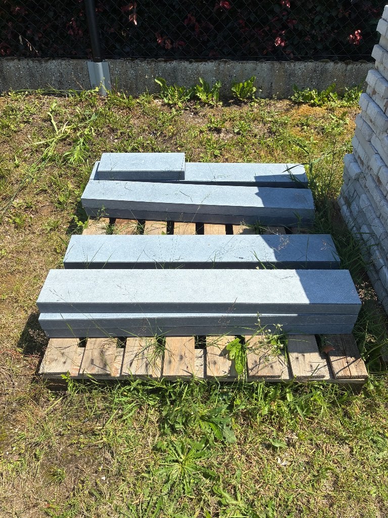 Boordsteen arduin, Tuin en Terras, Ophalen, 100 tot 200 cm, Nieuw, Natuursteen