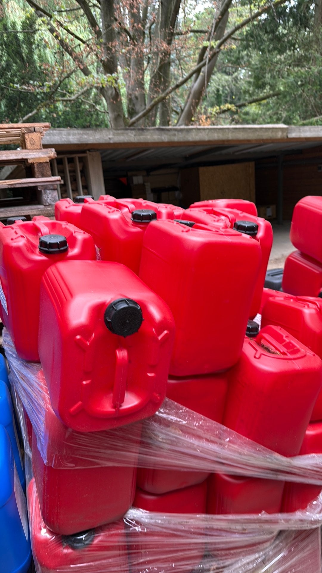 Bidons 20 liter uit de voedingsindustrie, Minder dan 75 liter, Ophalen, Gebruikt, Kunststof
