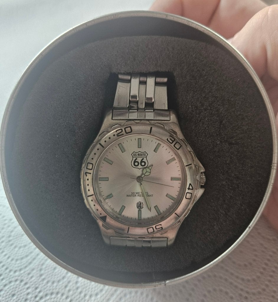 Montre US Route 66 Vintage – Quartz – Coffret, Enlèvement ou Envoi