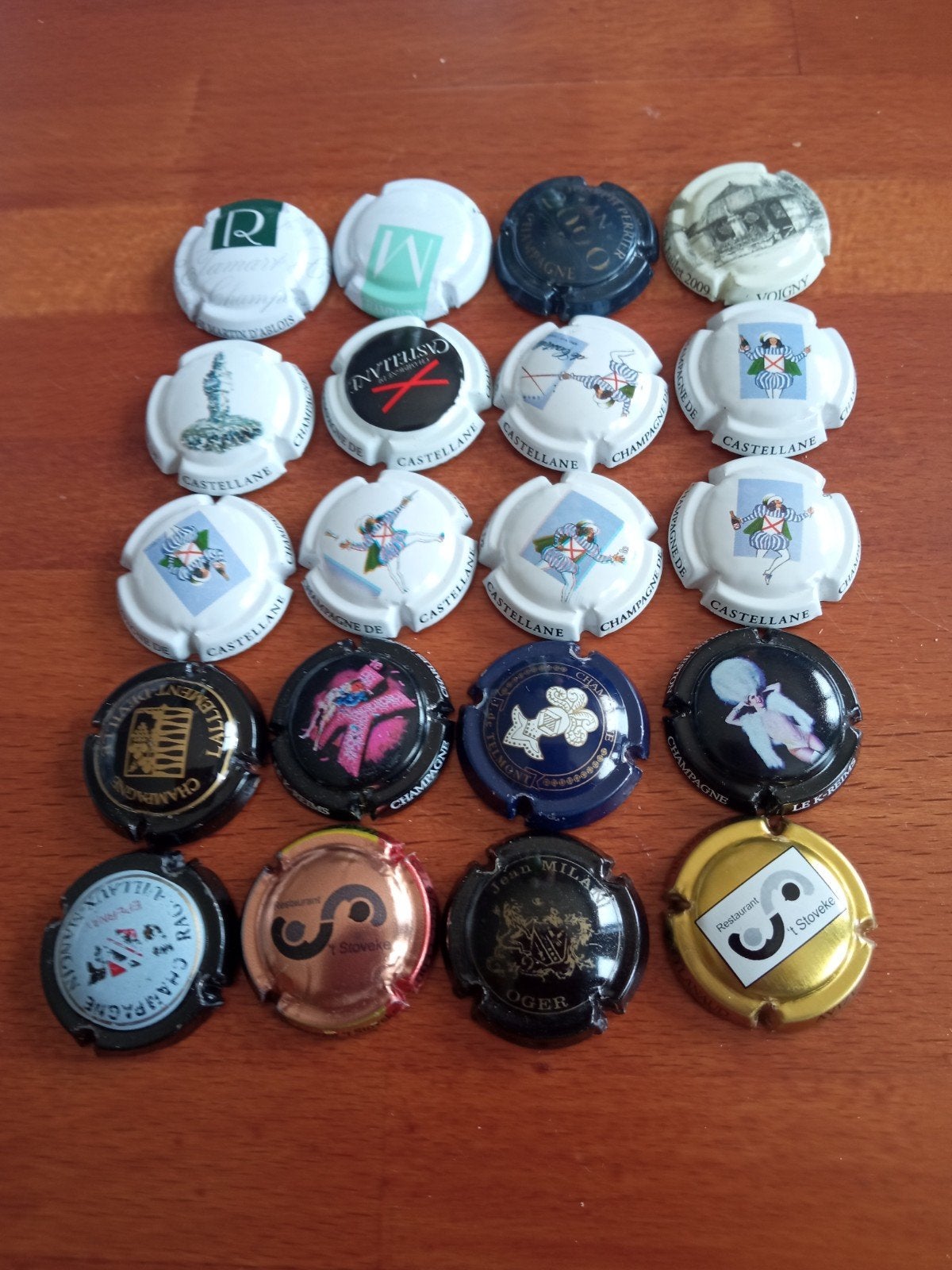 Champagne capsules lot 49, Ophalen of Verzenden