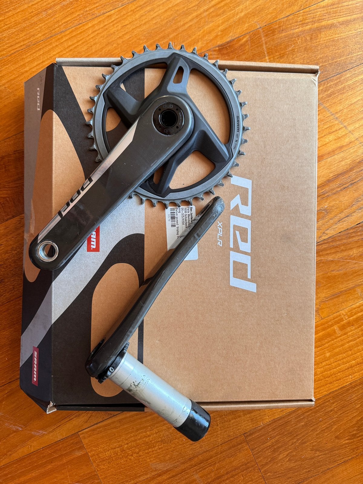 SRAM RED XPLR Crankset - 40T, Fietsen en Brommers, Verzenden, Gebruikt, Gravelbike, Crankstel of Pedalen