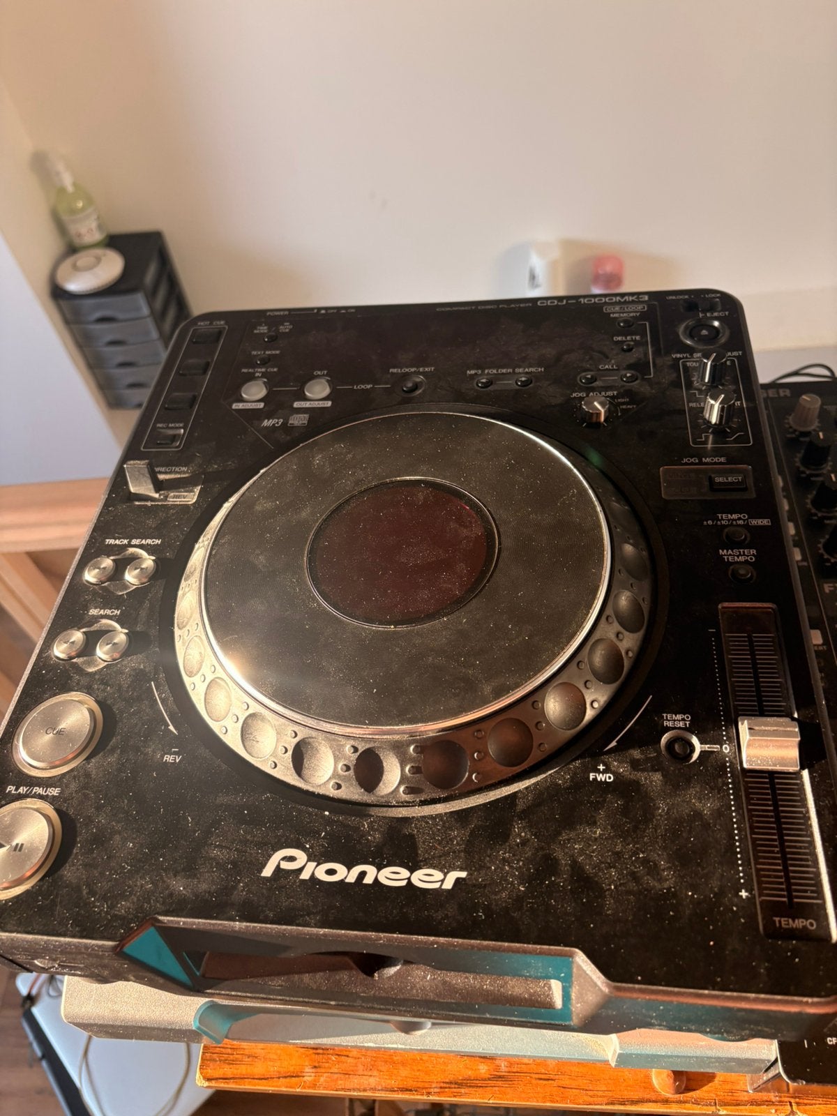 2x pioneer CDJ 1000mk3 Flightcase Met CDs, Enlèvement, Comme neuf, Pioneer