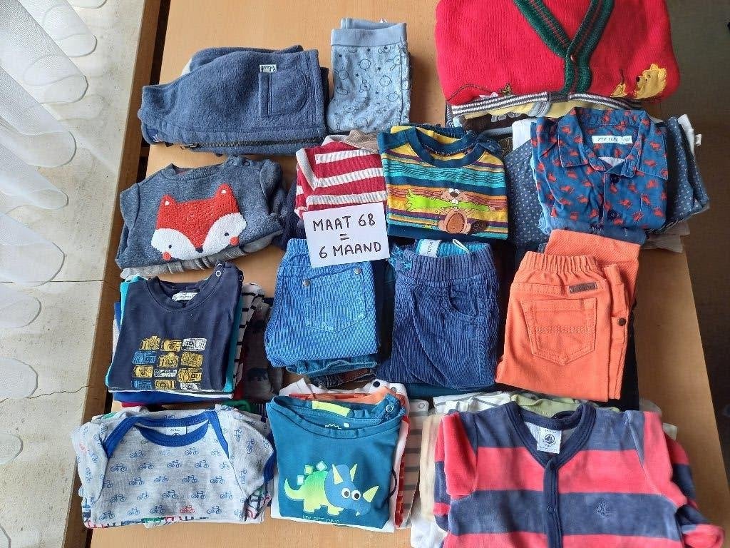 Nieuwstaat, groot pakket jongenskledij maat 68 : deel 1, Kinderen en Baby's, Ophalen of Verzenden, Zo goed als nieuw, Maat 68