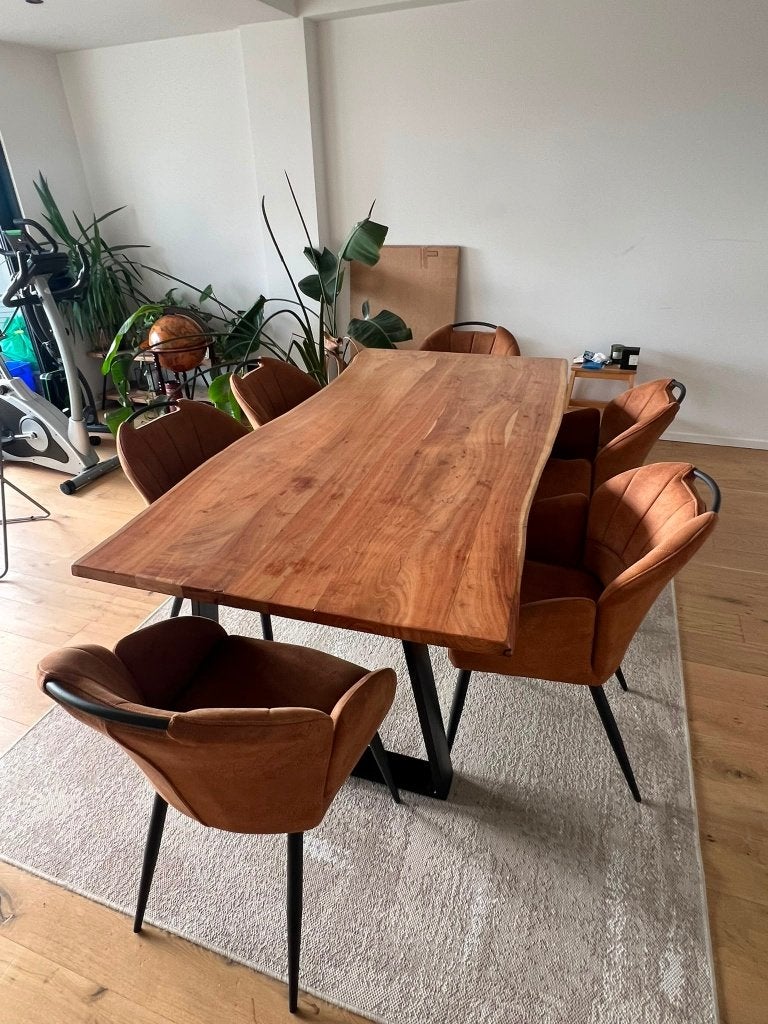 Tafel + 6 stoelen, 150 à 200 cm, Cinq personnes ou plus, 100 à 150 cm, Enlèvement