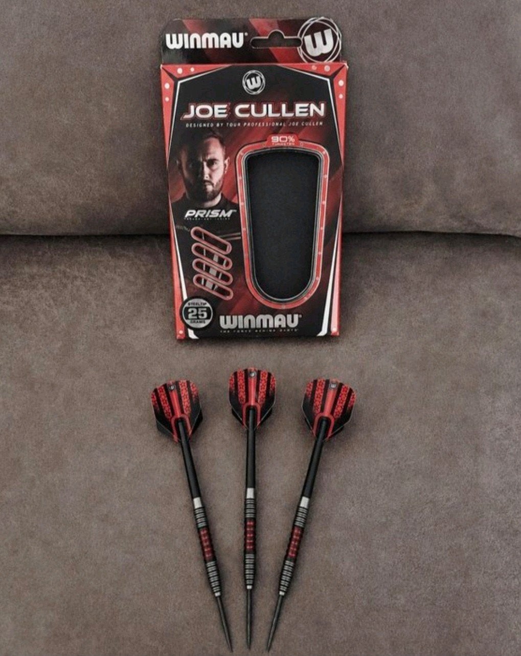Winmau Joe Cullen 25g dartpijlen, Sport en Fitness, Ophalen of Verzenden, Zo goed als nieuw, Pijlen