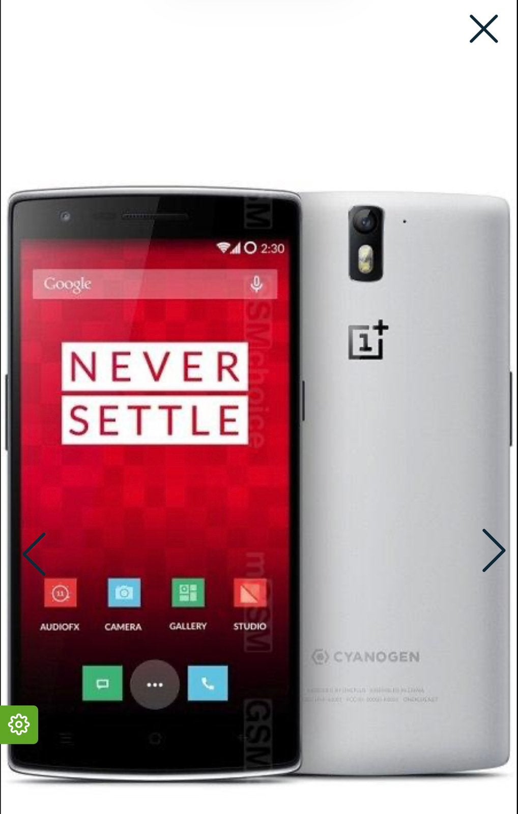 Oneplus one A0001 64 go débloqué tous opérateurs., Télécoms, Télécommunications Autre, Enlèvement ou Envoi, Comme neuf
