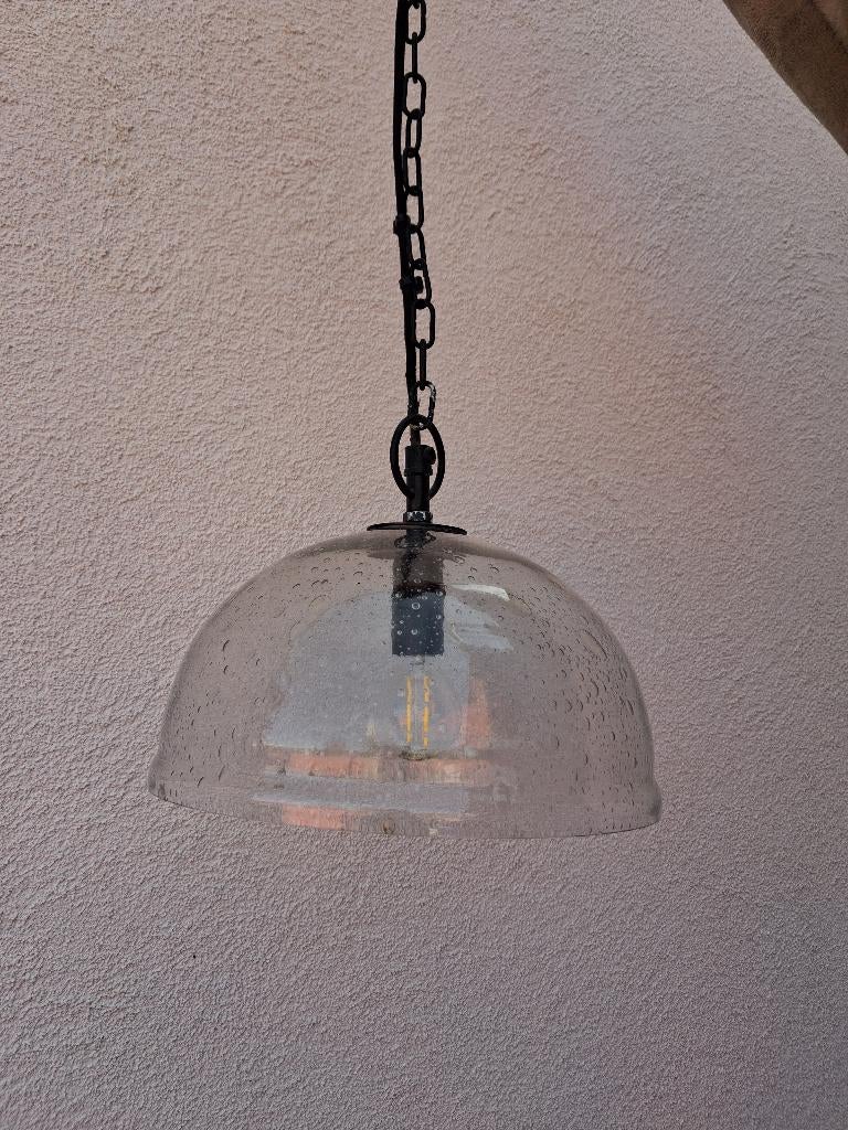 Hanglamp, Ophalen, Gebruikt, 50 tot 75 cm, Glas