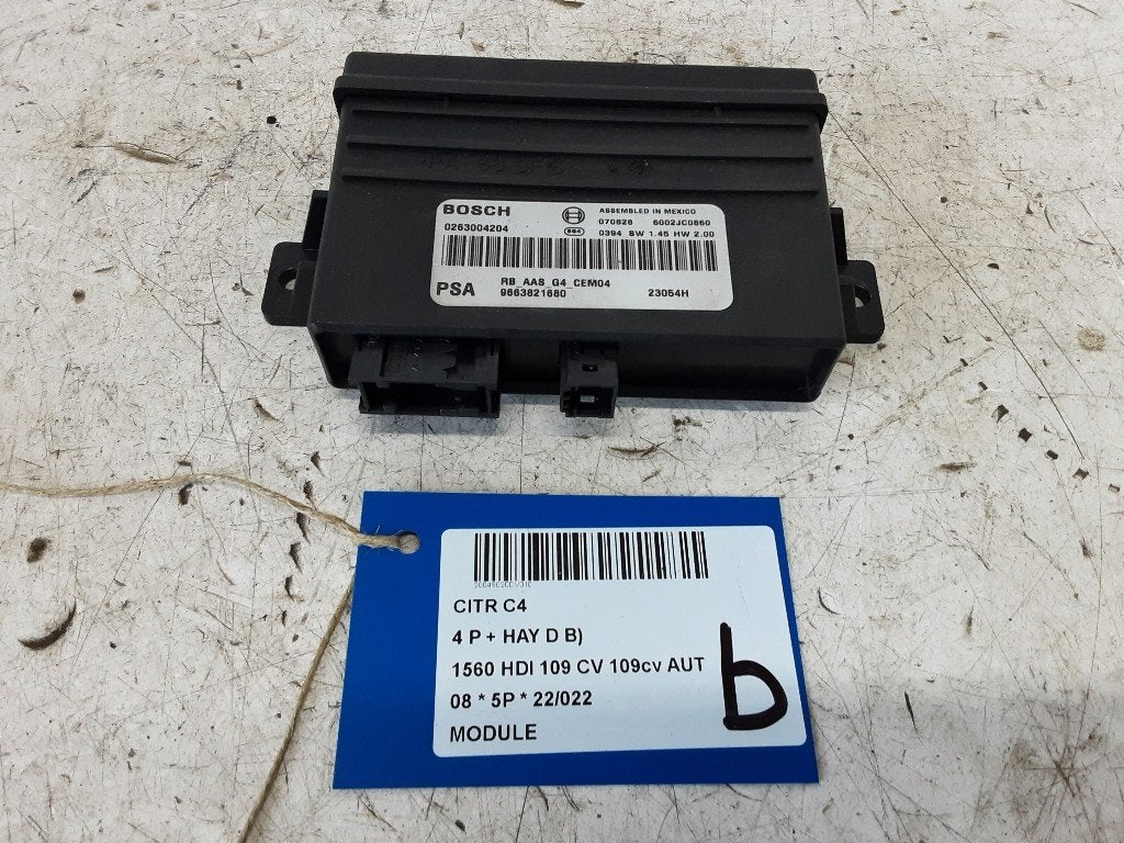 UNITE ELECTRONIQUE C4 Grand Picasso (UA) (9663821680), Utilisé, Citroën