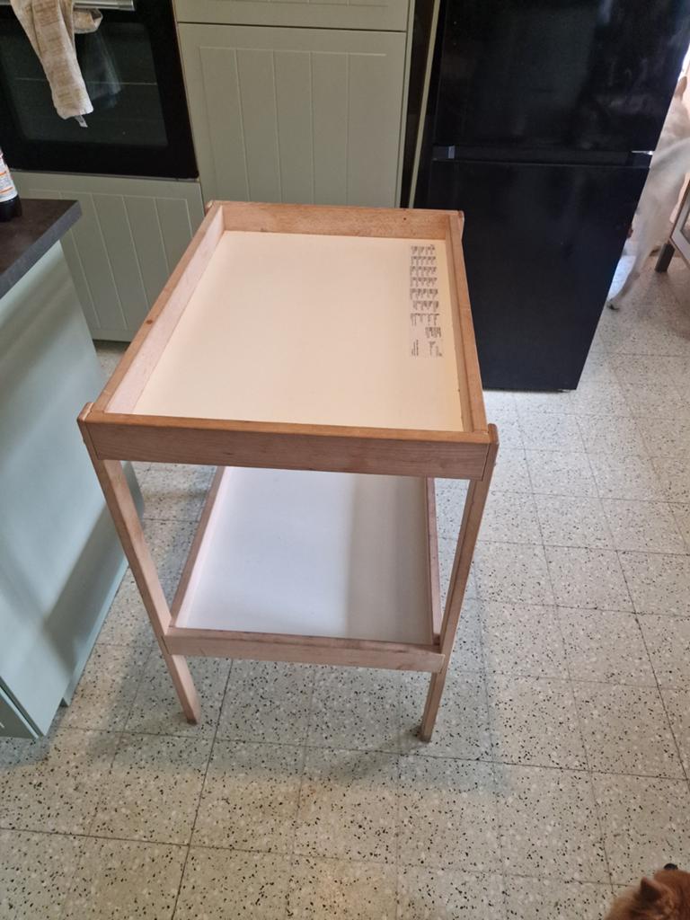 Ikea ververstafel, Ophalen