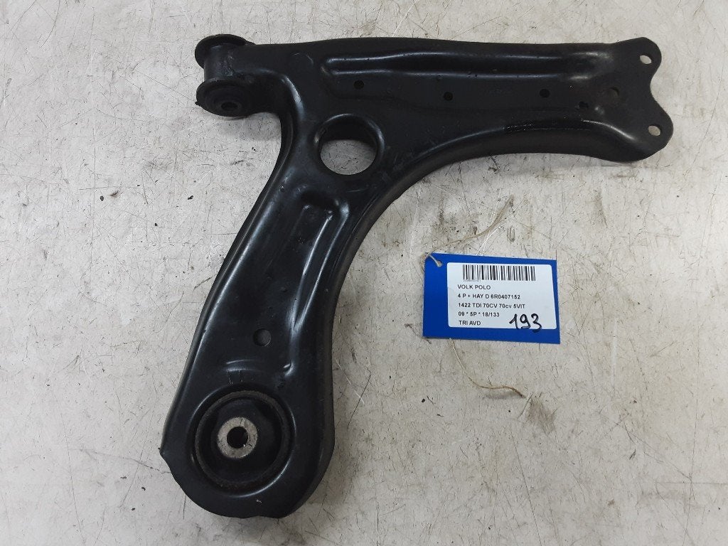 BRAS DE SUSPENSION AVANT DROIT (TRIANGLE) (6R0407152), Utilisé, Volkswagen