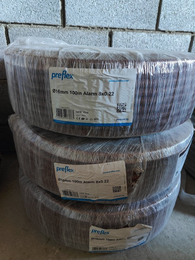 Cables alarme gainés 8x0.22, Enlèvement, Neuf, Câble ou Fil électrique