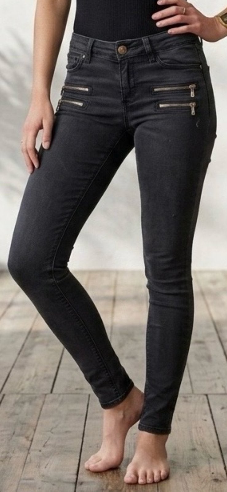Zwarte skinny jeans voor dames, maat S, Kleding | Dames, Ophalen of Verzenden, Zo goed als nieuw, Zwart