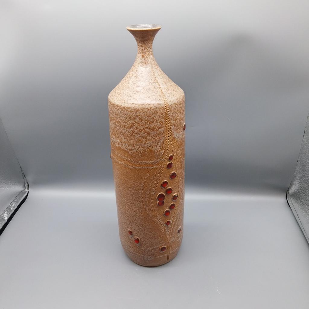 vintage keramische vaas/fles van Léon Goossens, Ophalen