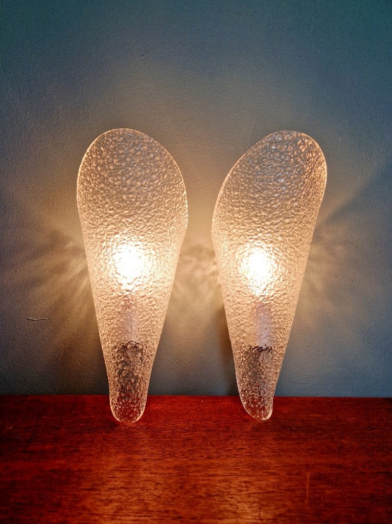 Paar vintage plastic wandkandelaars, 1970, Ophalen of Verzenden