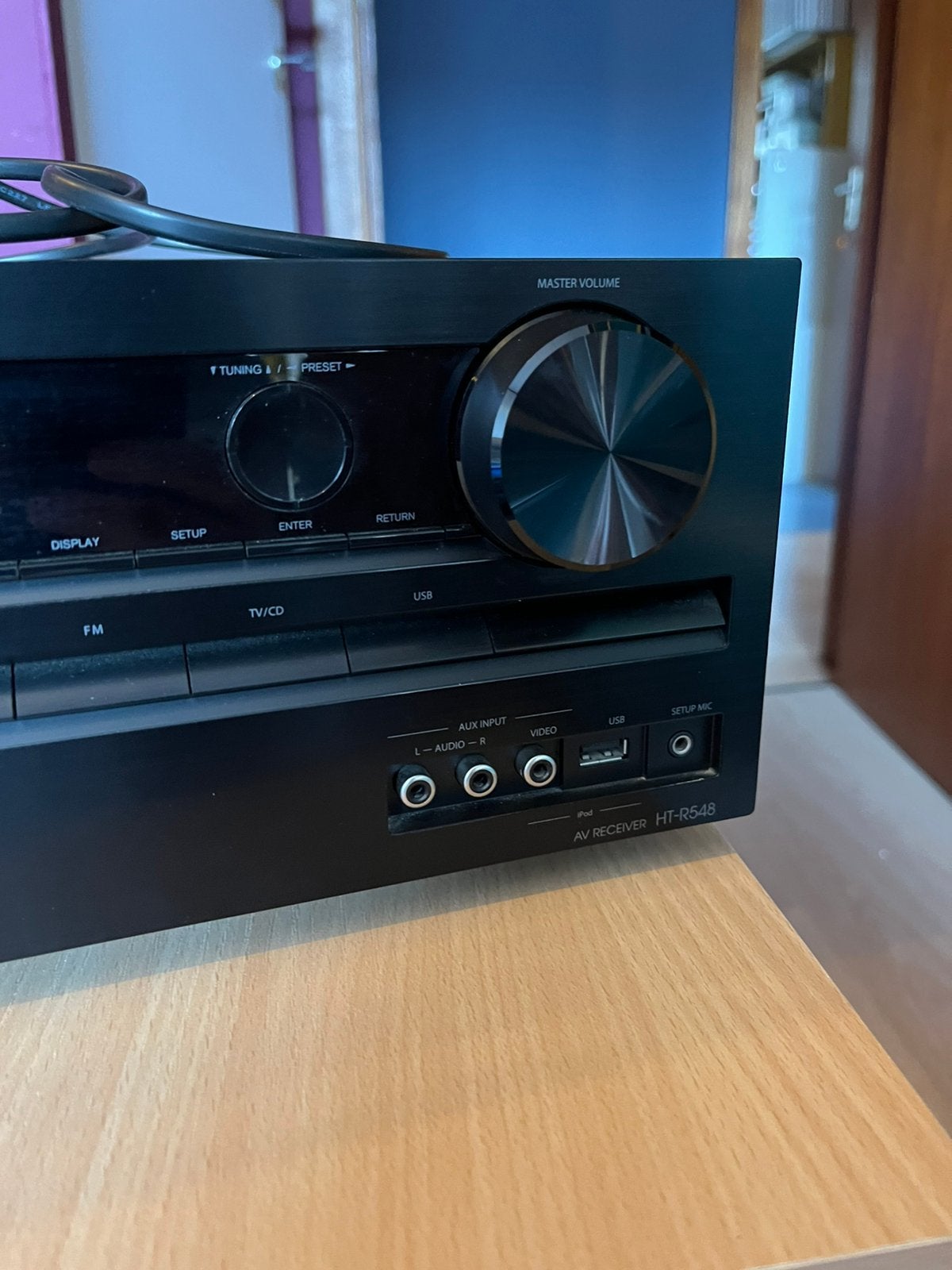 Ampli home cinéma Onkyo HT-R548 – Pour pièces ou réparation, TV, Hi-fi & Vidéo, Enlèvement, Ne fonctionne pas, Onkyo