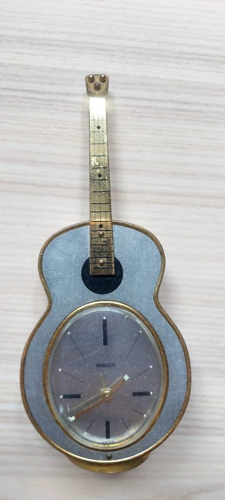 Oude muzikale wekker Swiza, Antiek en Kunst, Ophalen of Verzenden