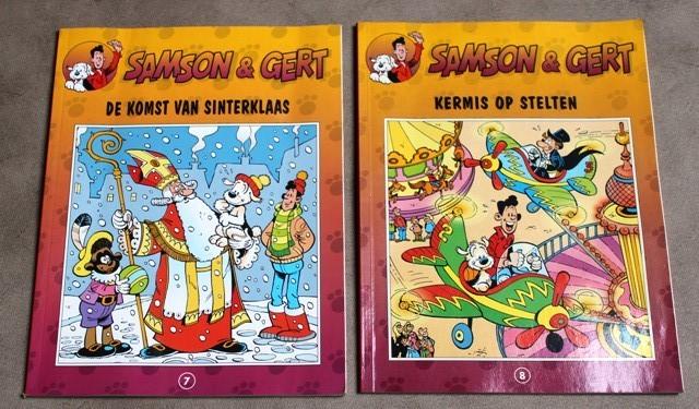 Strips Samson & Gert (nr 7 + 8), Meerdere stripboeken, Ophalen of Verzenden, Gelezen, Samson & Gert