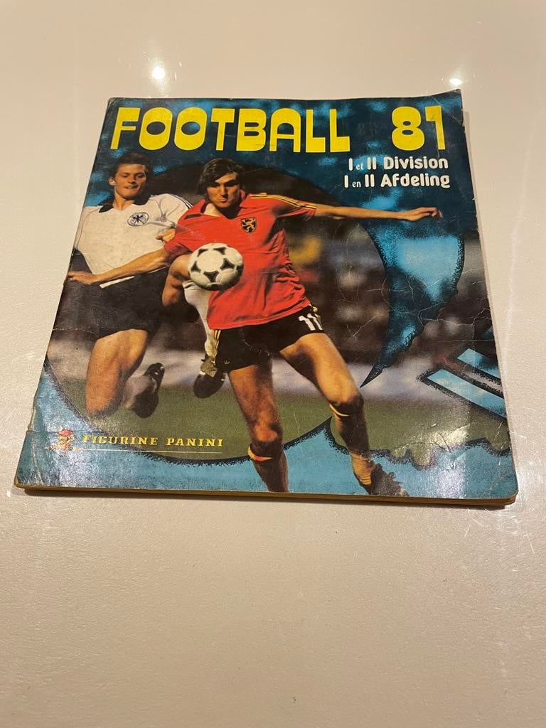 Panini - Onvolledig Album Football België 1981, Verzamelen, Ophalen of Verzenden, Zo goed als nieuw