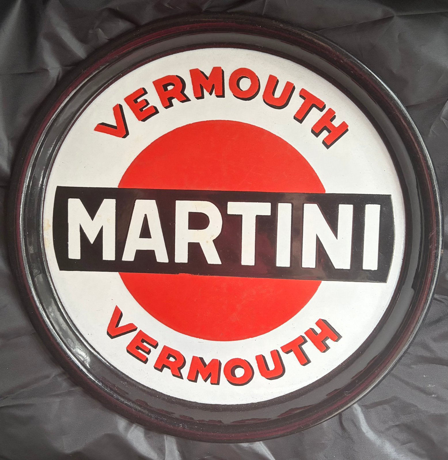 Martini Vermouth dienblad, Verzamelen, Ophalen of Verzenden, Gebruikt, Reclamebord