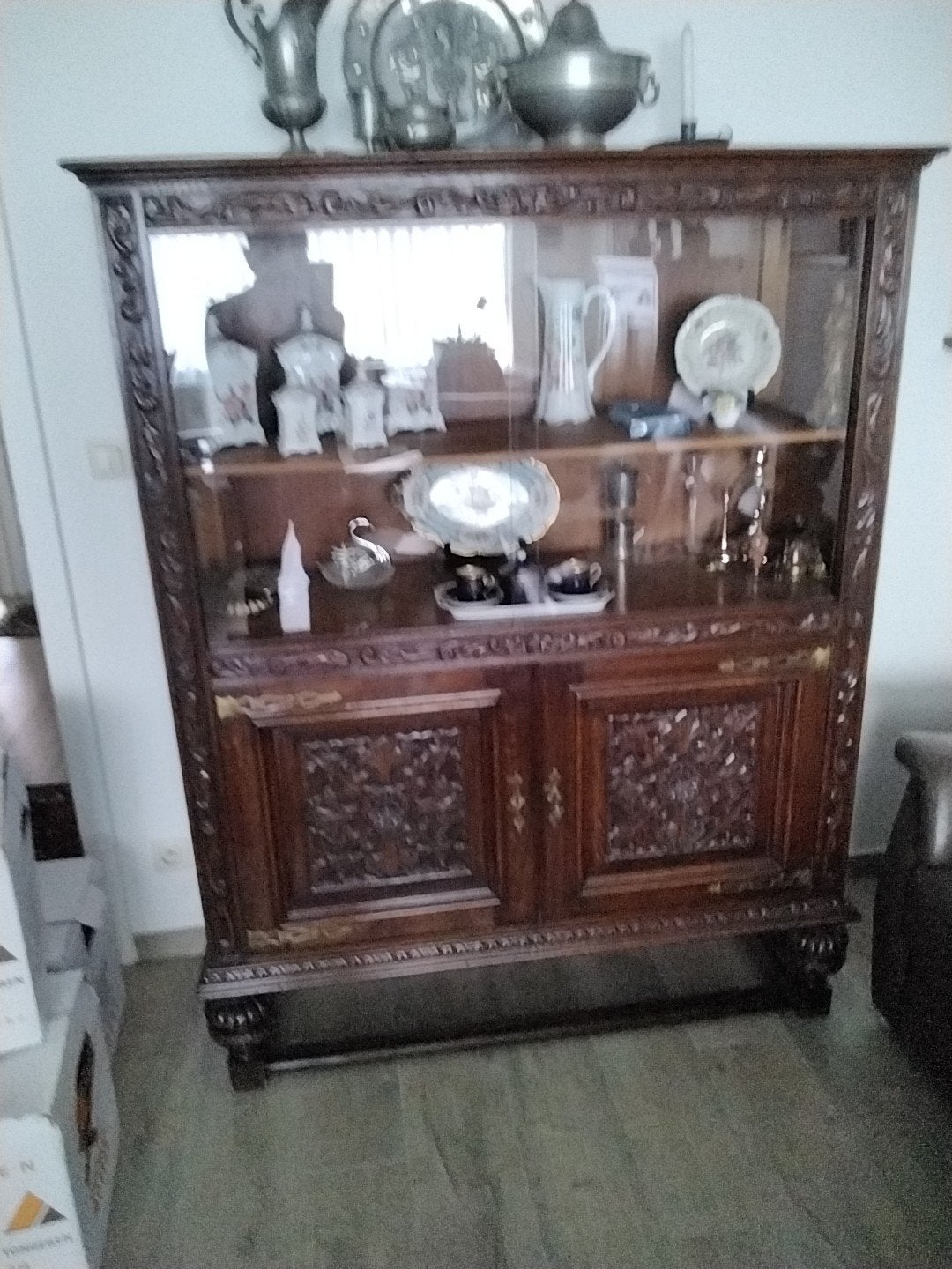 antieke kast, Ophalen