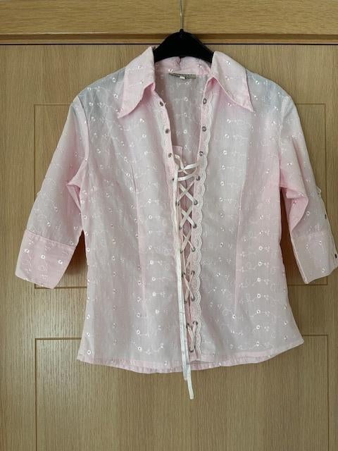 Blouse shengli maat m (nr7092), Maat 38/40 (M), Ophalen of Verzenden, Zo goed als nieuw, Roze