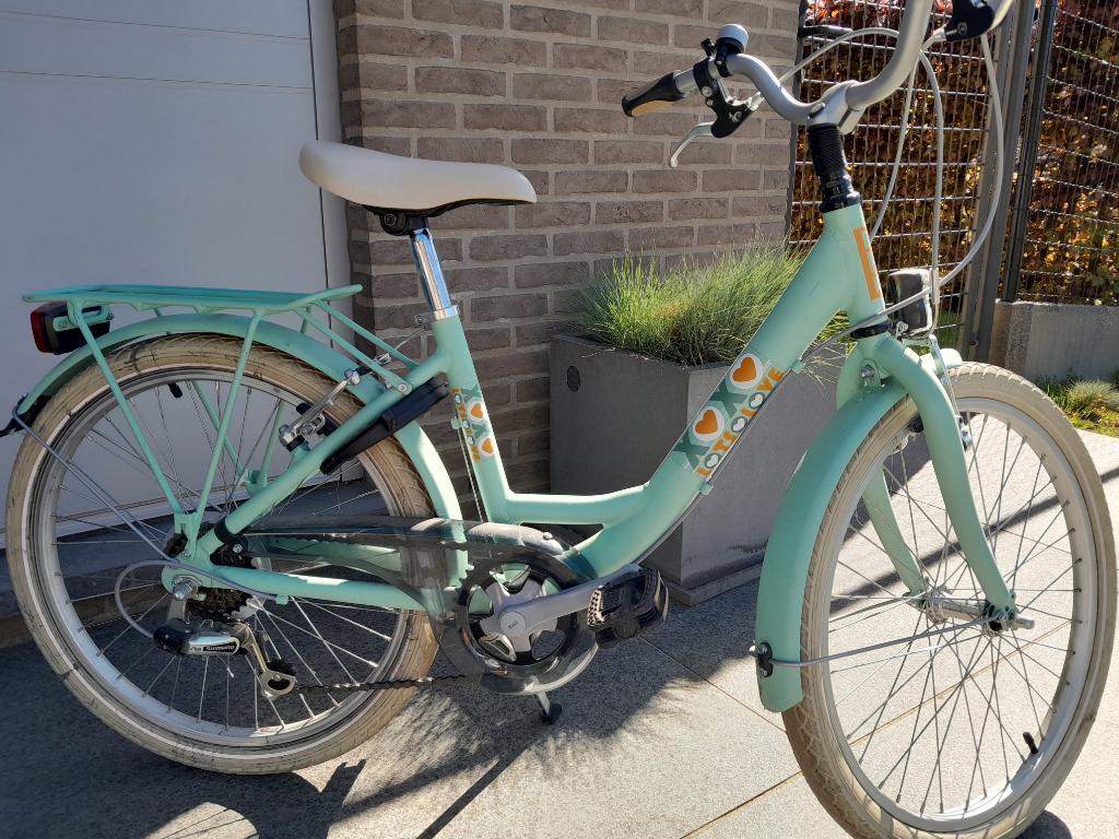 meisjesfiets 22 inch Bike Fun, Fietsen en Brommers, Fietsen | Meisjes, Ophalen, 22 inch, Gebruikt, Velgrem