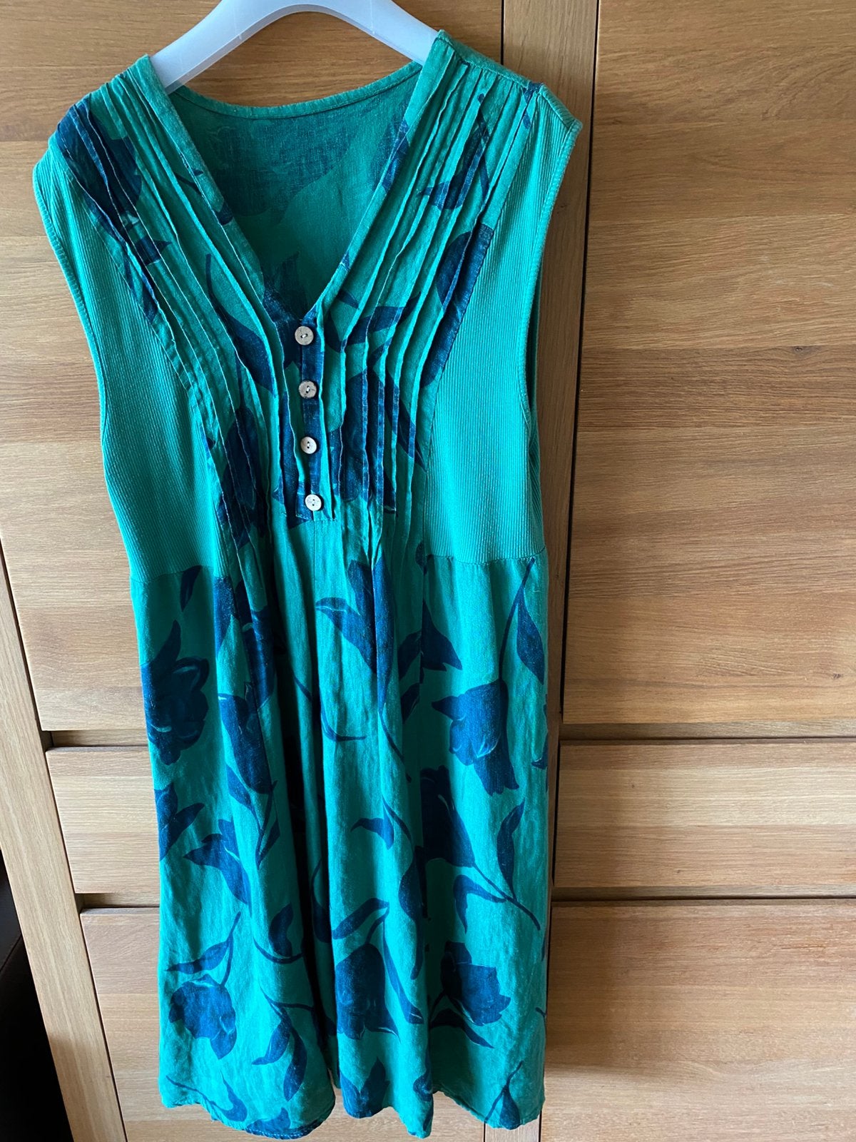 Robe d'été en lin, taille L, Vêtements | Femmes, Packs de vêtements pour femmes, Enlèvement ou Envoi, Porté, Taille 42/44 (L)