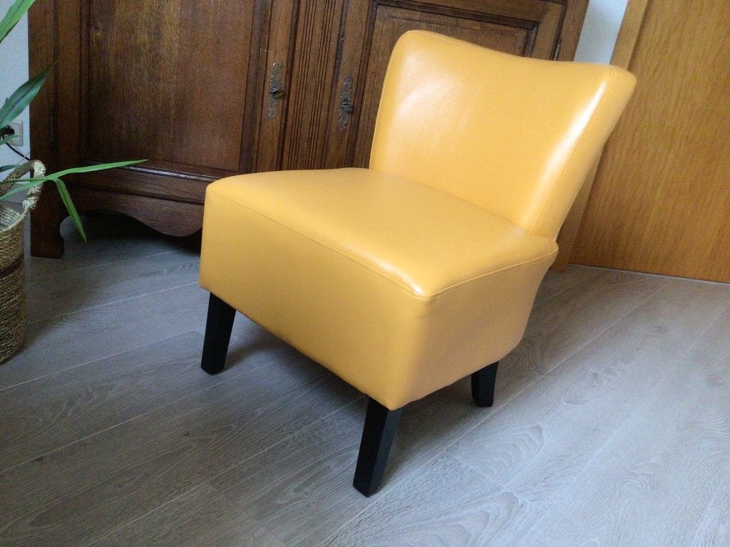 Fauteuil bas comme neuf, Maison & Meubles, Enlèvement, Comme neuf