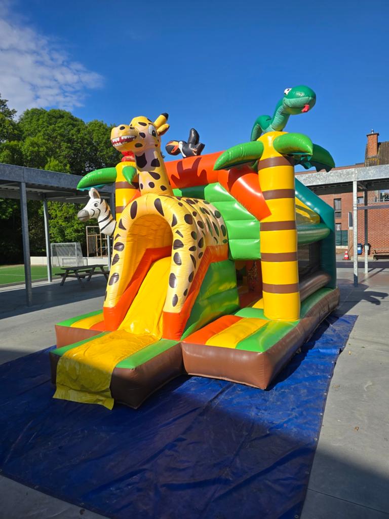 Jungle springkasteel te koop, Hobby en Vrije tijd, Ophalen