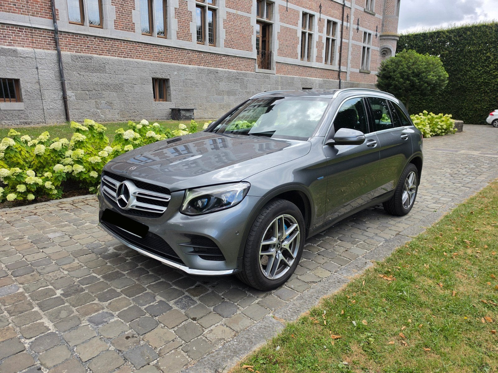 Mercedes GLC350 E 2017 AMG Line, Autos, Mercedes-Benz, Cuir, Argent ou Gris, Achat, Entreprise