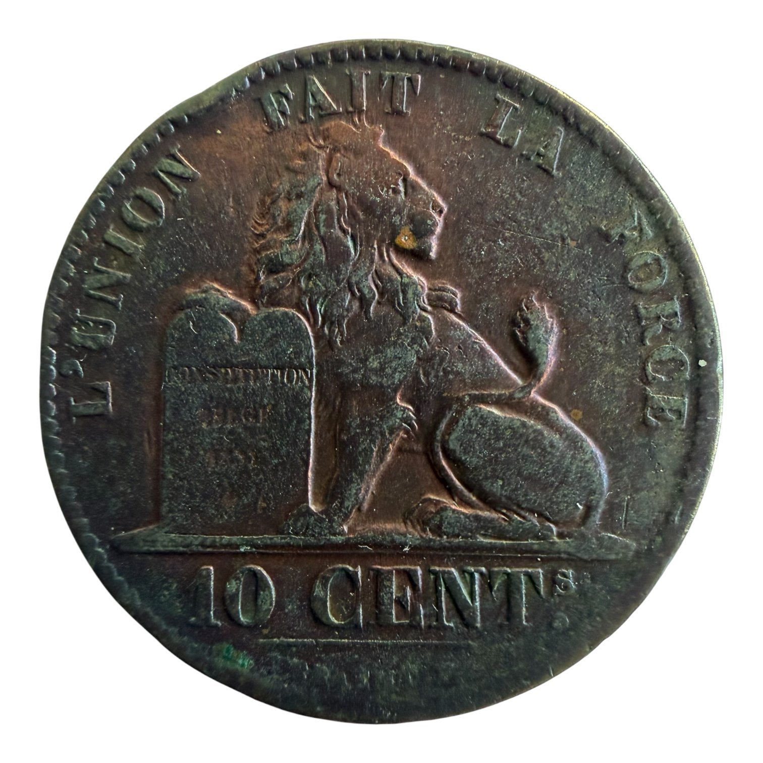 Belgie 10 Centiem 1833 Leopold I, Ophalen