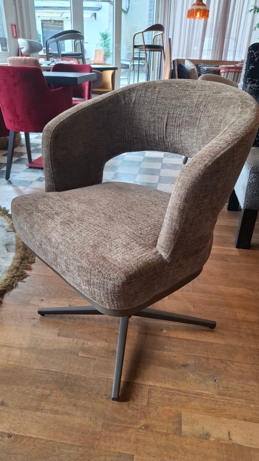 Nieuwe fautieul MAXIME vast / draaibaar hotel horeca model, Ophalen of Verzenden, Nieuw, Metaal