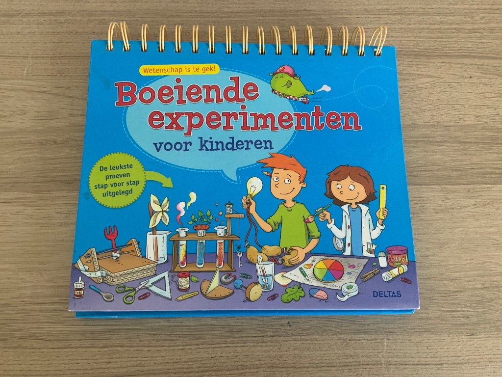 Boek: boeiende experimenten voor kinderen DELTAS, Ophalen, Gelezen