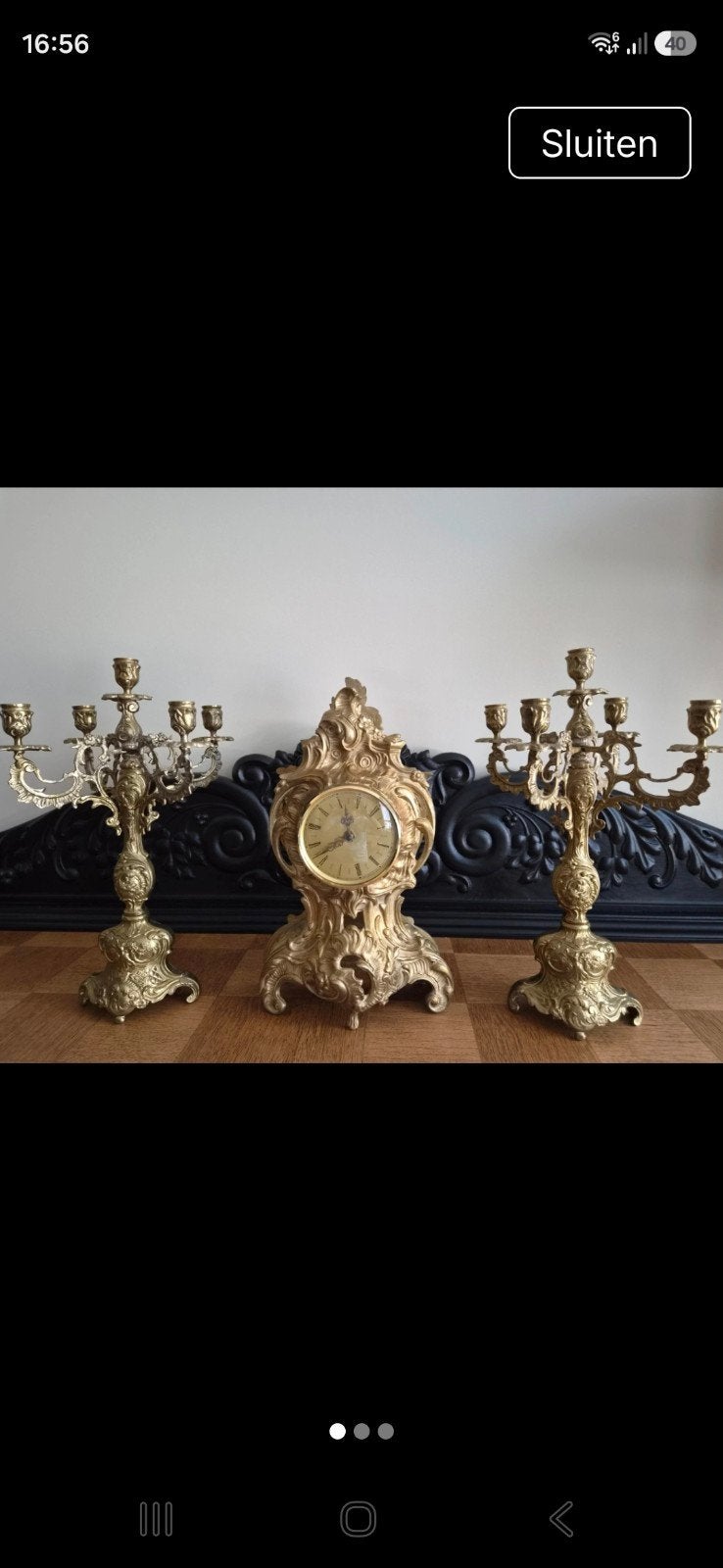 set de cheminée, Enlèvement
