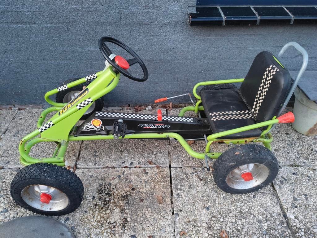 Gocart met een beetje werk aan, Kinderen en Baby's, Speelgoed | Buiten | Voertuigen en Loopfietsen, Ophalen