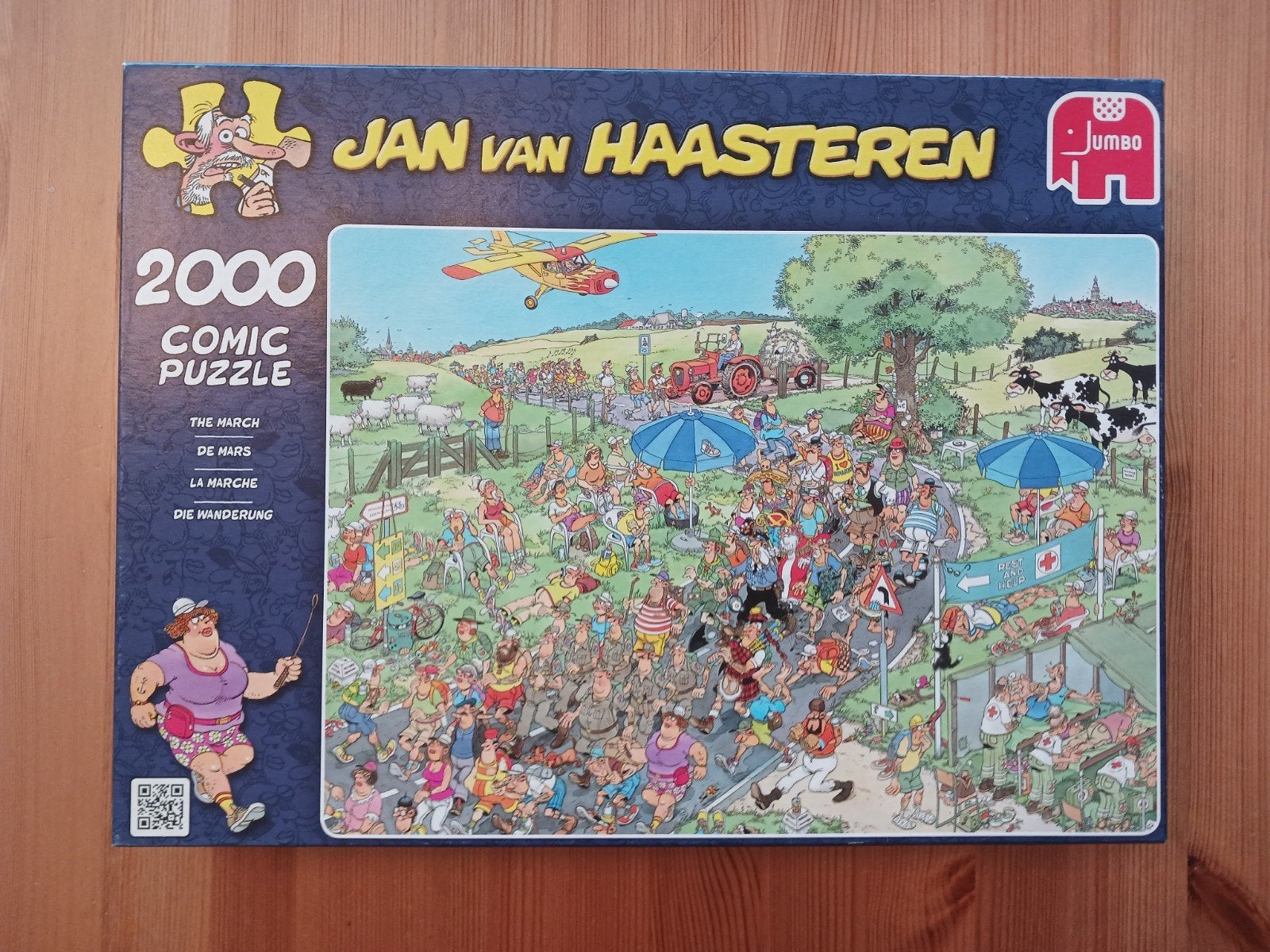 Van Haasteren 'de mars' 2000 stukjes, Ophalen