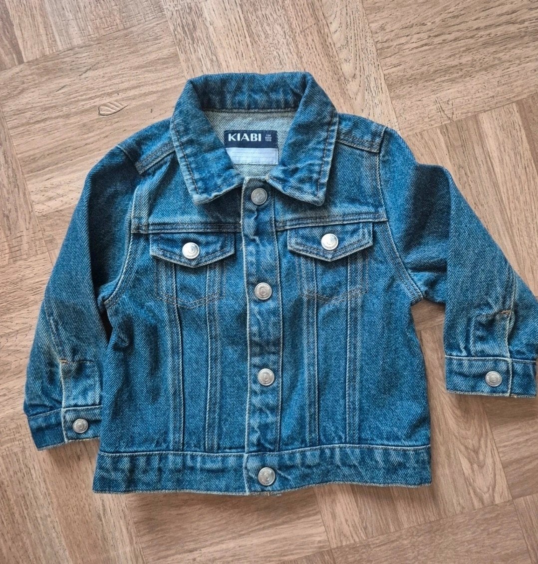 Veste en jean 12mois 80cm neuve, Enfants & Bébés, Garçon, Enlèvement ou Envoi, Pull ou Veste, Neuf