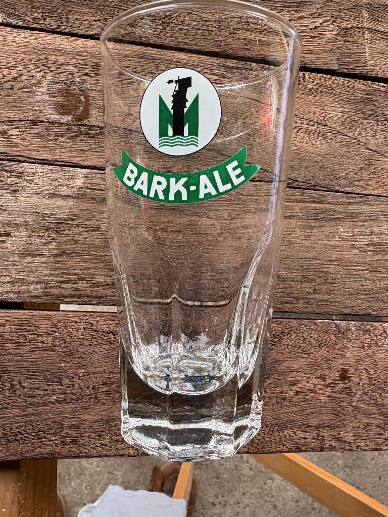 Bark-Ale, Verzamelen, Biermerken, Ophalen of Verzenden, Gebruikt, Glas of Glazen, Overige merken