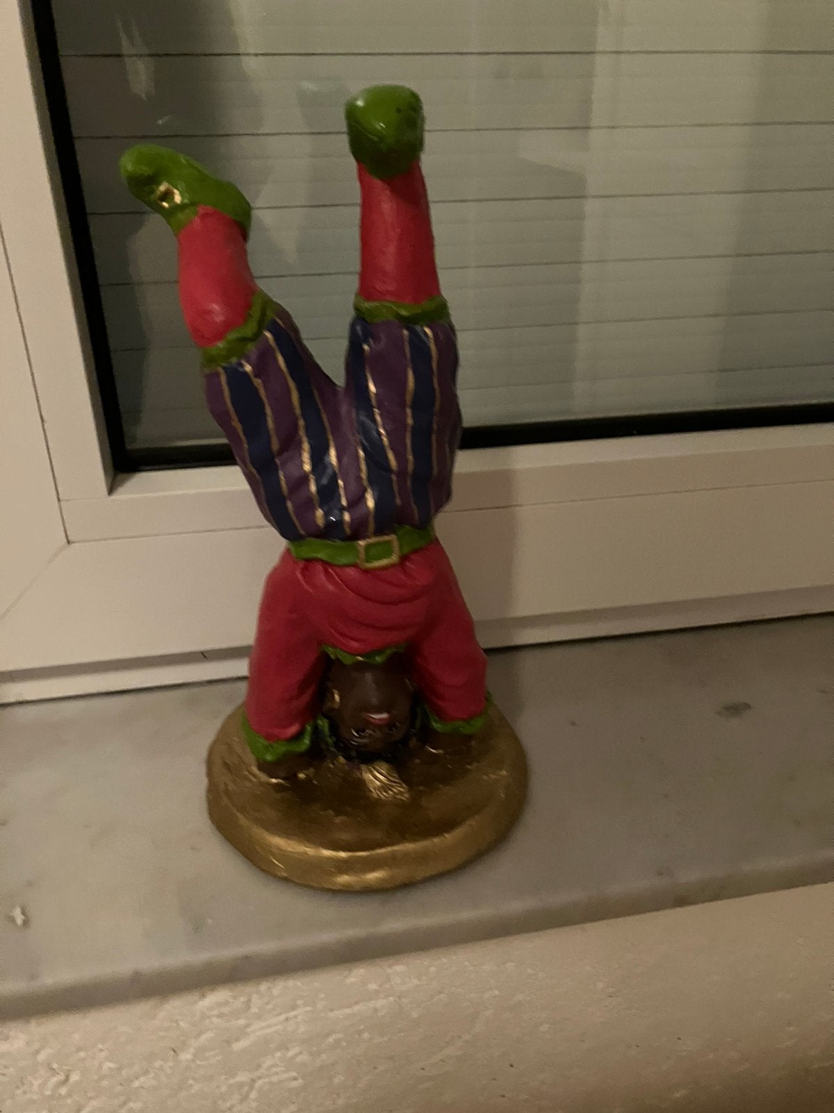 Piet handstand pop decoratie, Ophalen of Verzenden, Zo goed als nieuw