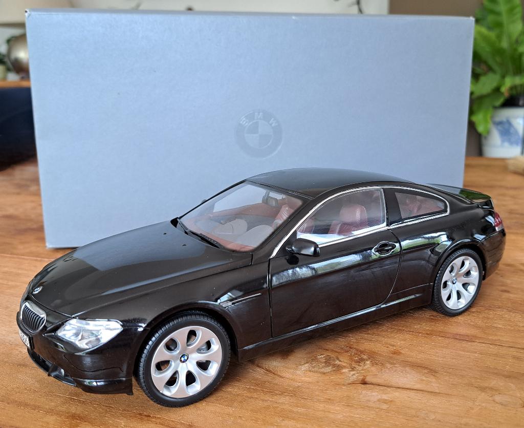 BMW e63 645CI Coupe Black Dealer Edition 1:18, Ophalen of Verzenden, Nieuw, Auto, Kyosho