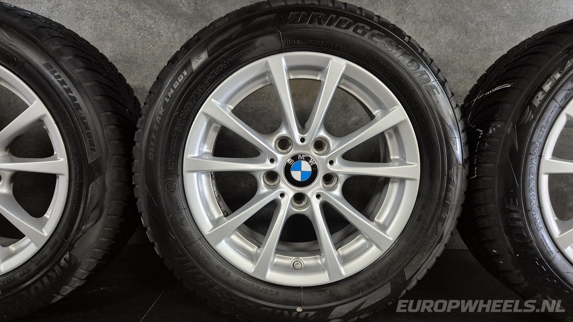 16 inch BMW velgen 3 Serie F30 F31 F32 4 391 winterbanden, Auto-onderdelen, Banden en Velgen, Gebruikt, -, Banden en Velgen, -