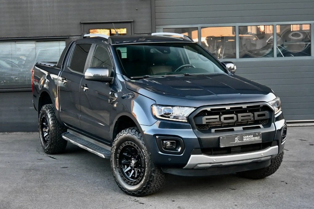 Ford Ranger 2.0 biturbo BTW21% - Wildtrack - A/T Wheels, Automaat, Dealer onderhouden, Leder en Stof, Bedrijf