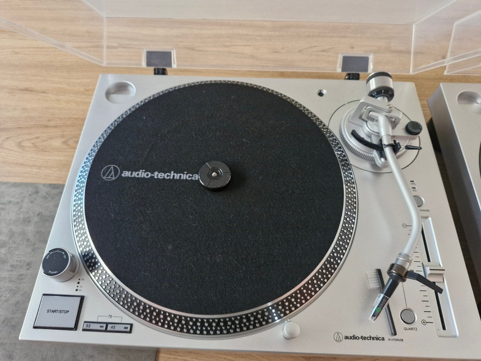 audio technica lp120xusbsv, Audio, Tv en Foto, Ophalen, Zo goed als nieuw, Platenspeler, Pitch-regelaar